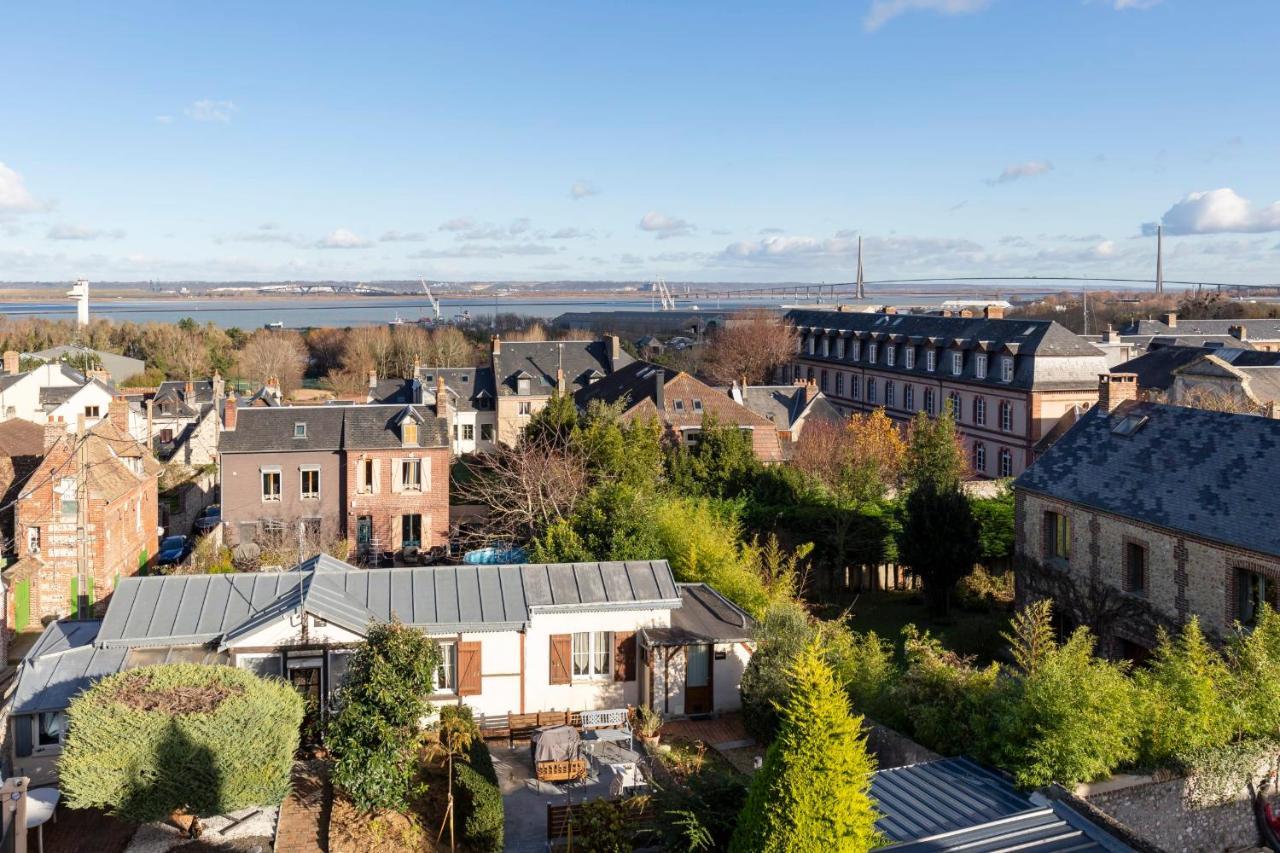 La-Haut - 3 Panorama Of The Estuary - City Center Honfleur Dış mekan fotoğraf